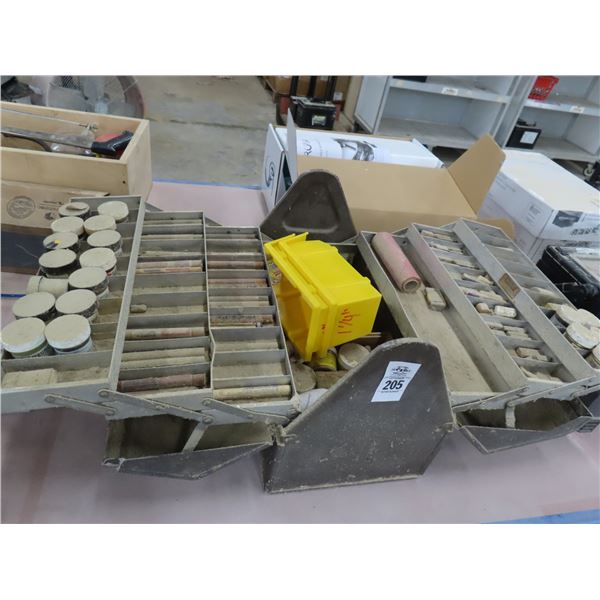 Toolbox w/Asst. Sanding Spindles and Supplies