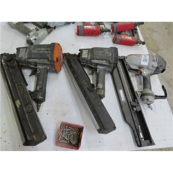 3-PC/Passload Air Nailer s - 3 X $