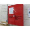 Image 1 : Red Metal Wall Cabinet