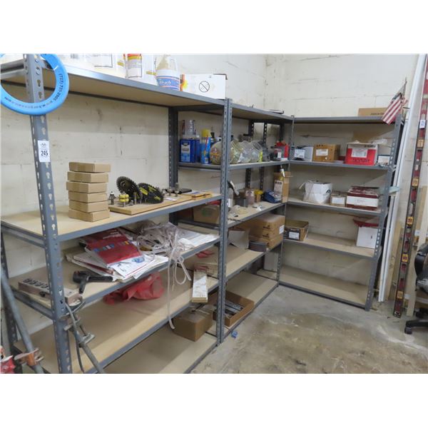 4-Metal Tear Drop Style Storage Shelf - 4 X $