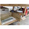 Image 2 : Wooden Rolling Work Bench w/Asst. Supplies