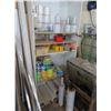 Image 1 : White Mica Bookcase w/Stretch Wrap, Cables, Supplies