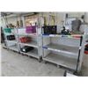 Image 1 : 3-Alum.  3 Shelf Storage Carts - 3 X $