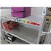 Image 3 : 3-Alum.  3 Shelf Storage Carts - 3 X $