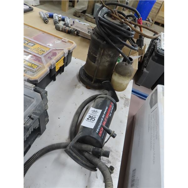 Hand Air Pump, Sump Pump