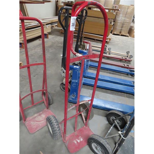 Red Air Tire Hand Truck