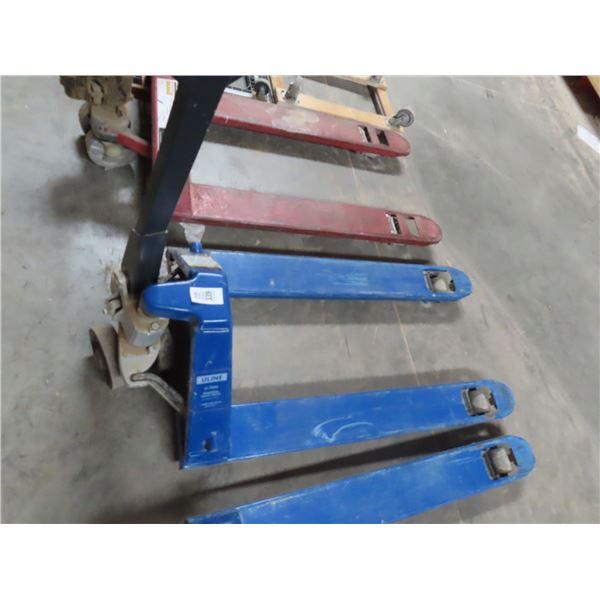 Uline Blue Pallet Jack