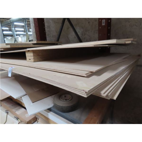 14-  1/2"  Finished Plywood Sheets - 14 X $