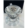 Image 2 : 4 Piece Glass Lot Including Frog, Shannon Crystal, And More, One piece Has Damage.