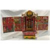 Image 2 : Antique Hand Carved And Painted Wooden Temple Unfolding Story