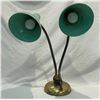 Image 2 : Mid Century Modern Vintage Double Goose Neck Desk Lamp