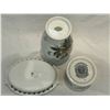 Image 2 : 3 Piece Porcelain Ware; Vase, Bowl, Platter