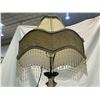 Image 2 : Vintage Table Lamp With Tassels Lamp Shade