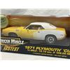 Image 2 : New In Box American Muscle 1 Of 150 1971 Plymouth Cuda Die Cast 1:18 Scale