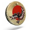 Image 2 : Hand Made And Painted First Nations Hide Drum With Banger