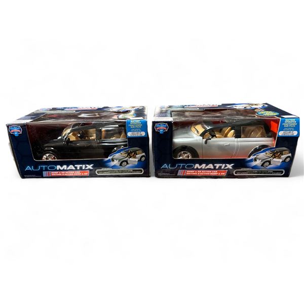 2 New In Box Automatix Bump And Go Action Cars