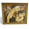 Image 1 : Framed Print By Jessie Arms Botke "Lead Beater Cockatoo & Molucca Cockatoos & Clusia"