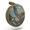Image 2 : First Nations Clarence Wells Bald Eagle And Salmon Drum With Mallet