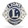 Image 1 : Cast Aluminium Lions International Wall Plaque