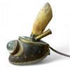 Image 1 : Vintage Hand Made Desk Lamp Quill Holder Made Out Of Horse Hoof