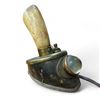 Image 2 : Vintage Hand Made Desk Lamp Quill Holder Made Out Of Horse Hoof