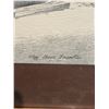 Image 2 : Pair Of Vintage Framed Roy Gene Franks Pencil Sketch Prints
