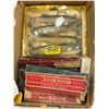 Image 2 : Box Of Assorted Fishing Gear; Lures, Fishing Line And More