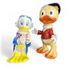Image 1 : 2 Vintage Walt Disney Rubber Donald Ducks 1962