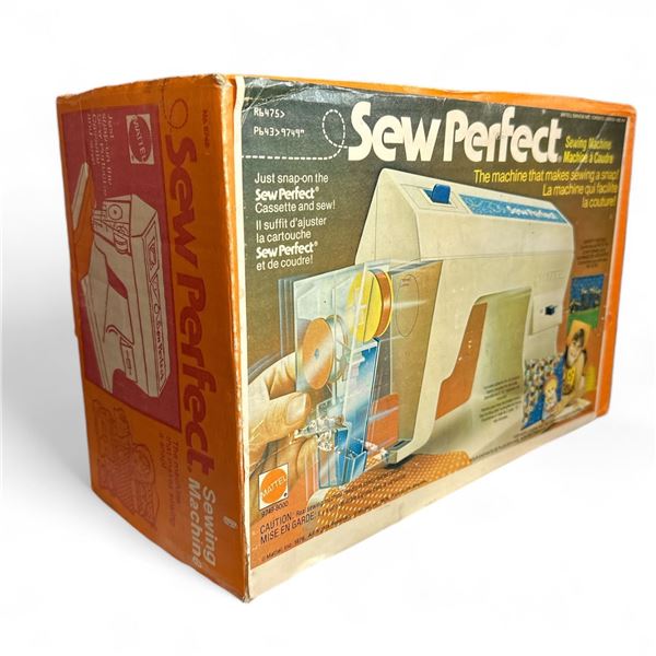 Vintage 1976 Sew Perfect Sewing Machine With Original Box