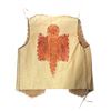 Image 2 : Vintage Leather Vest With Alligator Skin Accents