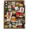 Image 2 : Box Full Of Vintage Cans, Oilers, Tins - Nabob, Texaco, Etc..