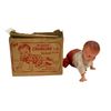 Image 1 : Vintage Irwin Mechanical Crawling Baby, In Original Box