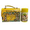 Image 1 : Vintage Walt Disney School Bus Tin Lunch Box, With Thermos