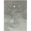 Image 2 : 5 Crystal Frosted Bacchus Champaigne Glasses