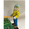 Image 2 : Vintage Tin Litho Wind Up Rail Road Cart With Men