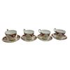 Image 1 : 4 Vintage Paragon Florence Cups And Saucers
