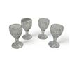 Image 1 : 4 Stuart England Cut Glass Sipping Glasses