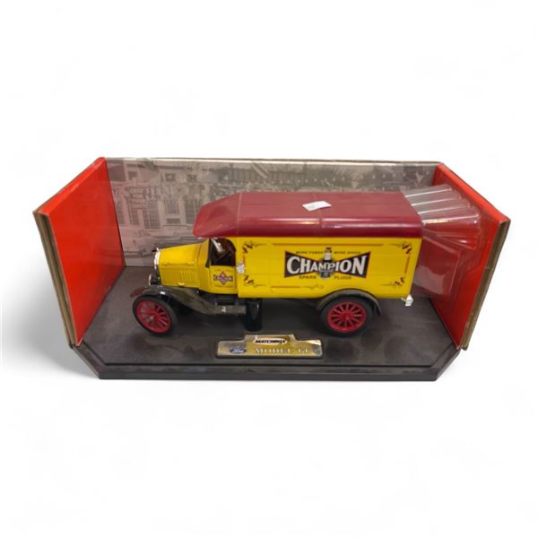 Matchbox Ford Model Tt Die Cast Car, On Display Stand
