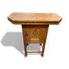 Image 1 : Vintage Oak Tobacco Table With Folding Top