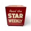 Image 2 : Vintage Read The Star Weekly Metal News Paper Box