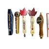 Image 2 : Box Full Of Assorted Beer Taps, Molson Canadian, Pacific Pilsner, Canterbury, Etc..