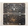 Image 2 : Pair Of 1956 British Columbia License Plates