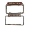 Image 1 : 2 Vintage License Plate Frames, Whalley, And Wm. Clark & Sons
