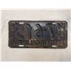 Image 2 : 1944 British Columbia License Plate