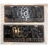 Image 2 : Pair Of 1928 British Columbia License Plates