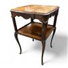 Image 2 : Vintage 2 Tier Carved End Table