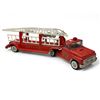 Image 2 : Vintage Buddy L Fire Department Pressed Steel Truck , With Ladders
