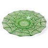 Image 2 : Vintage Uranium Glass Spider Web Pattern Dish
