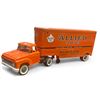 Image 1 : Vintage Pressed Steel Lil Beaver Allied Van Lines Truck And Trailer