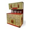 Image 1 : Vintage General Metal Toys Kitchenette With Tins And Other Miniature Cooking Accessories